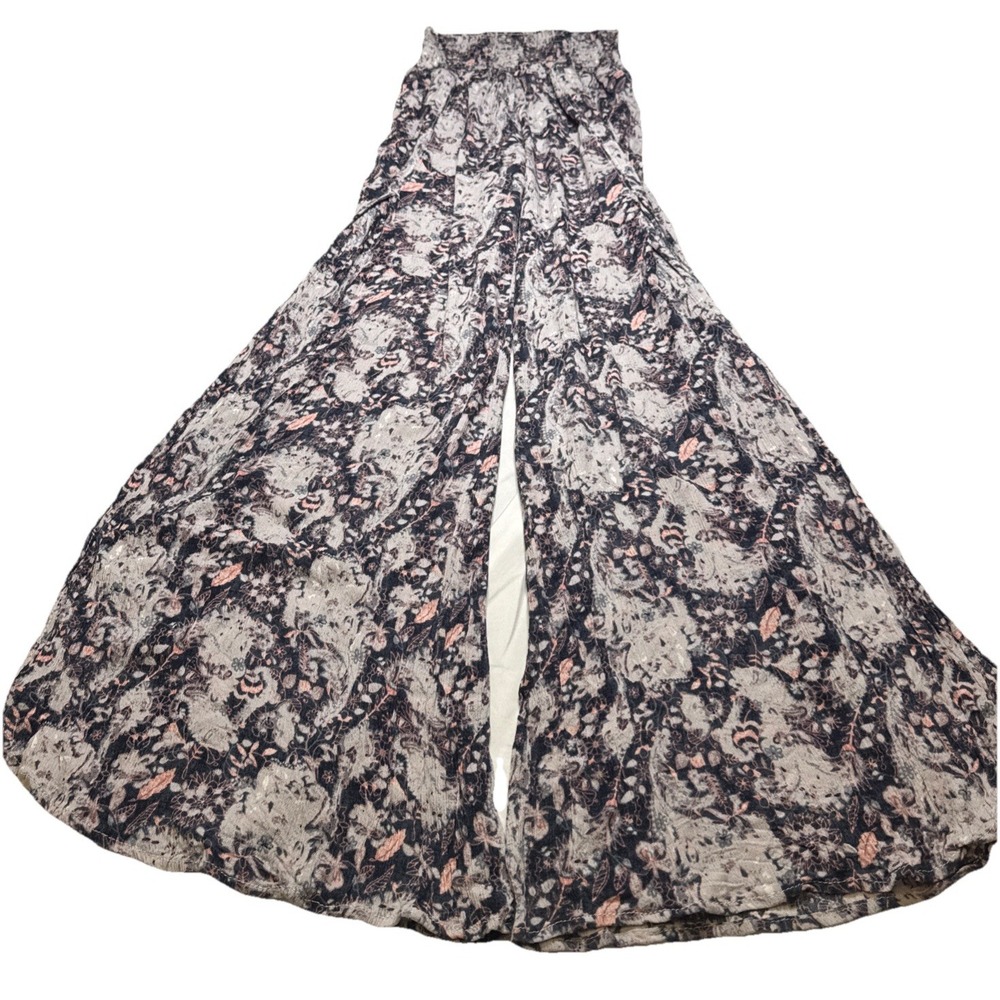 Rewash Brand Floral Wide Leg Palazzo Pants M/L